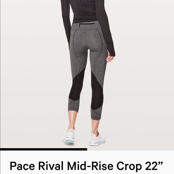 Lululemon Sz 6 Pace Rival leggings - Picture 2 of 5